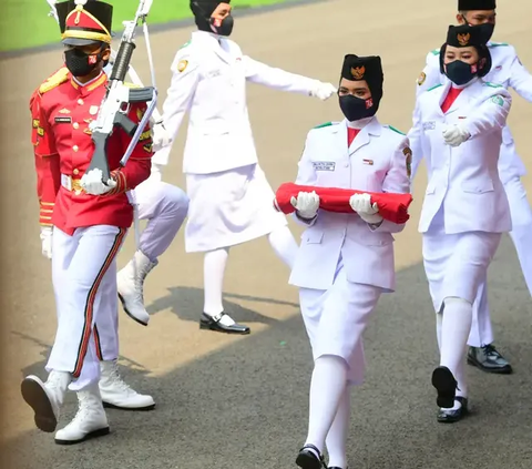 Ini Tim Indonesia Maju Pengibar Merah Putih, Putri dari Papua Pegunungan jadi Pembawa Bendera