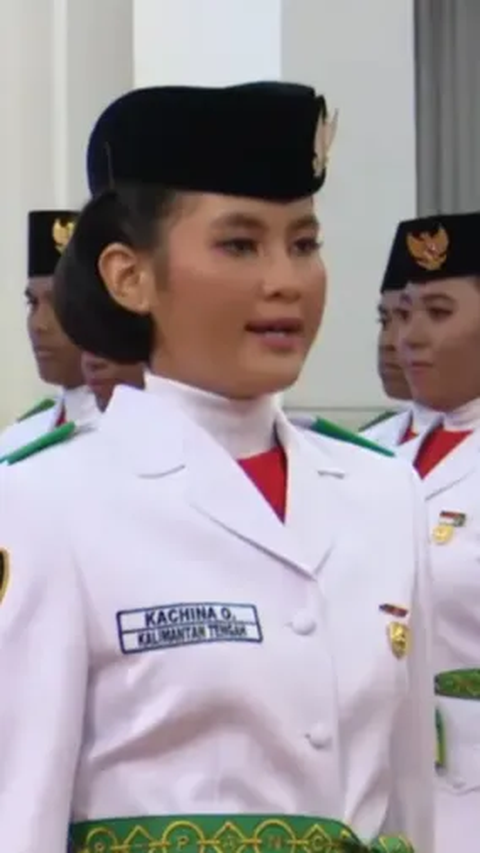 Pesona Kecantikan Kachina Ozora, Gadis Dayak Jadi Paskibraka 2023 Ternyata Bercita-cita Jadi Perwira TNI