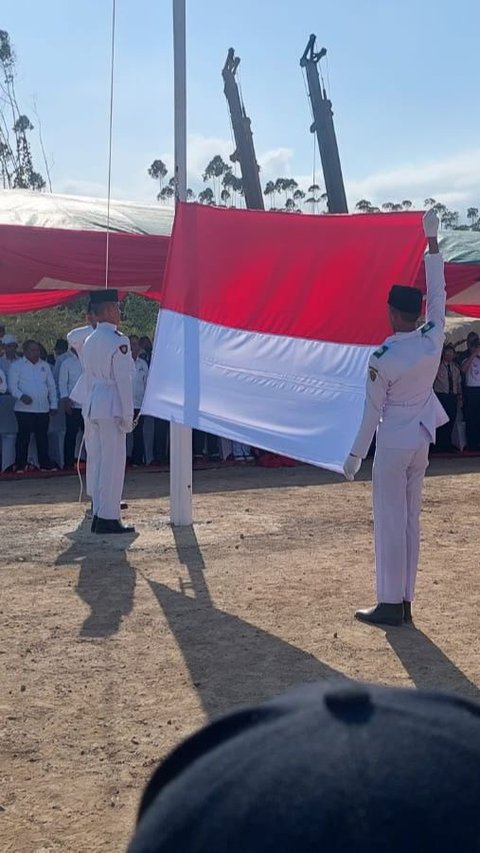 Begini Suasana Upacara 17 Agustus di Sumbu Kebangsaan IKN, Singkat tapi Penuh Makna