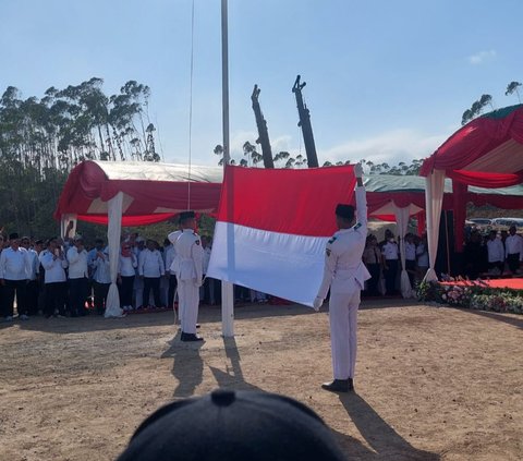 Begini Suasana Upacara 17 Agustus di Sumbu Kebangsaan IKN, Singkat tapi Penuh Makna