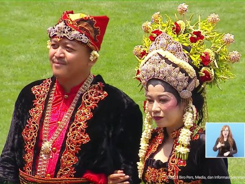 Pakaian Pengantin Banyuwangi Jadi Lima Busana Terbaik Upacara HUT RI di Istana Merdeka