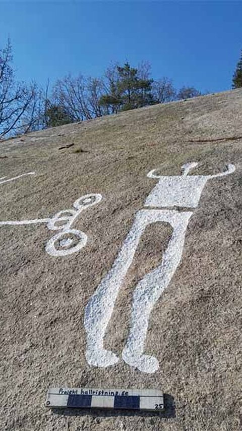 40 Petroglif Berusia 2700 Tahun Tersembunyi di Bawah Lapisan Lumut Tebal, Ada Gambar Kapal & Kuda, Arkeolog Ungkap Pembuat & Maknanya