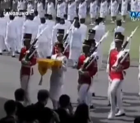 Perwira Polwan Cantik Kenang 11 Tahun lalu Jadi Paskibraka, Sosoknya Dulu Pembawa Baki Bendera di Istana