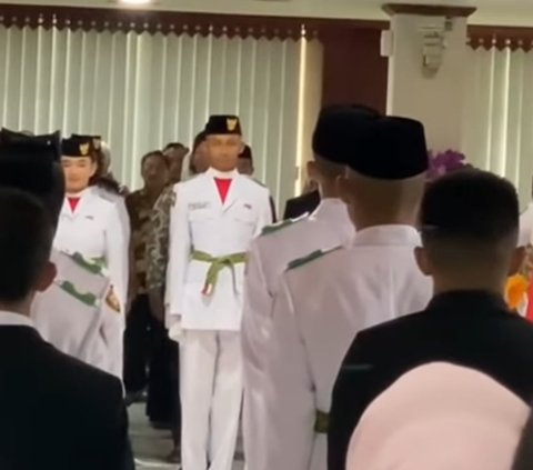 Gagahnya Putra Ibnu Jamil jadi Paskibra, Ini Potretnya Curi Perhatian