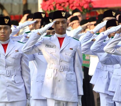 Gagahnya Putra Ibnu Jamil jadi Paskibra, Ini Potretnya Curi Perhatian