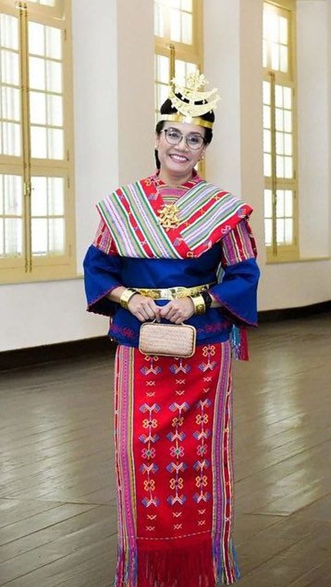 Jadi Pemenang Kostum Terbaik saat Upacara HUT ke-78 RI, Intip Potret Sri Mulyani Kenakan Baju Adat Soe NTT
