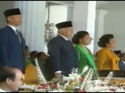 Momen Lawas HUT RI di Istana Tahun 1991, Presiden & Wapres Sama-sama Jenderal TNI