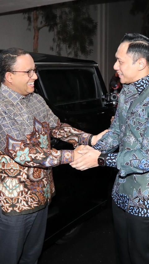 Anies dan AHY tampak sangat akrab