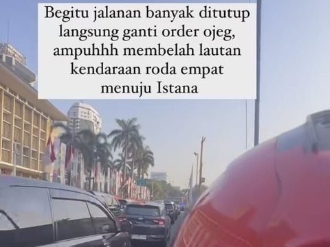 15 Potret Artis Ikut Upacara di Istana Merdeka, Nicholas Saputra hingga Happy Salma - Ada yang Memilih Ojek untuk Menghindari Macet