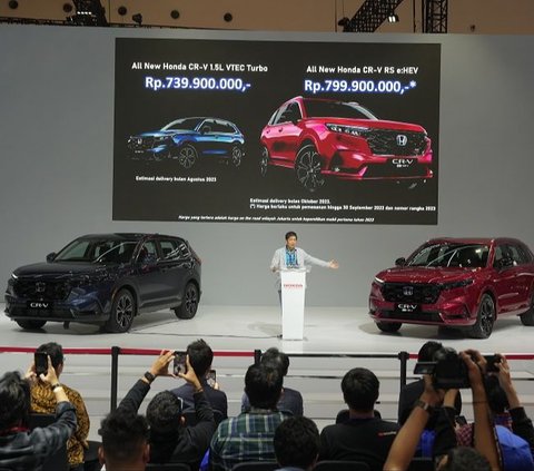 Daihatsu Raih Pesanan Sementara 684 Unit di GIIAS 2023, Honda CR-V Hybrid 630 Unit