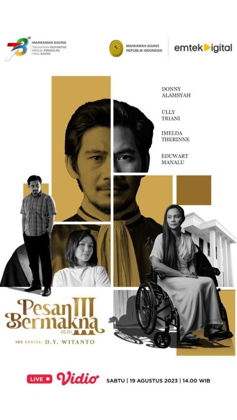 Nobar Seru Film ‘Pesan Bermakna Jilid III’, Ada Ketua Mahkamah Agung dan Para Pemain yang Turut Hadir