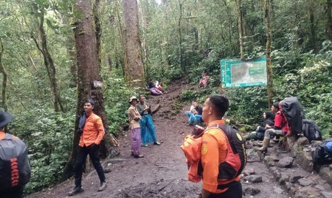 Cerita Tim SAR Evakuasi Pendaki Alami Patah Kaki di Gunung Kerinci