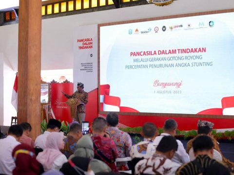 BPIP Launching Program Gotong Royong Tangani Stunting di Banyuwangi