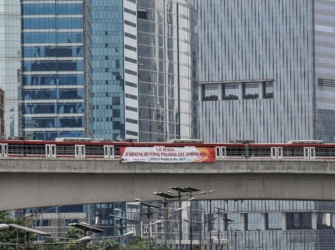 FOTO: Ini Potret Longspan LRT Gatsu-Kuningan yang Disebut Salah Desain, Kalau Lewat Harus Pelan