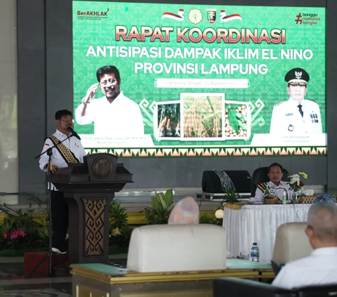 Antisipasi Dampak El Nino, Mentan Minta Pemprov Lampung Segera Percepat Tanam