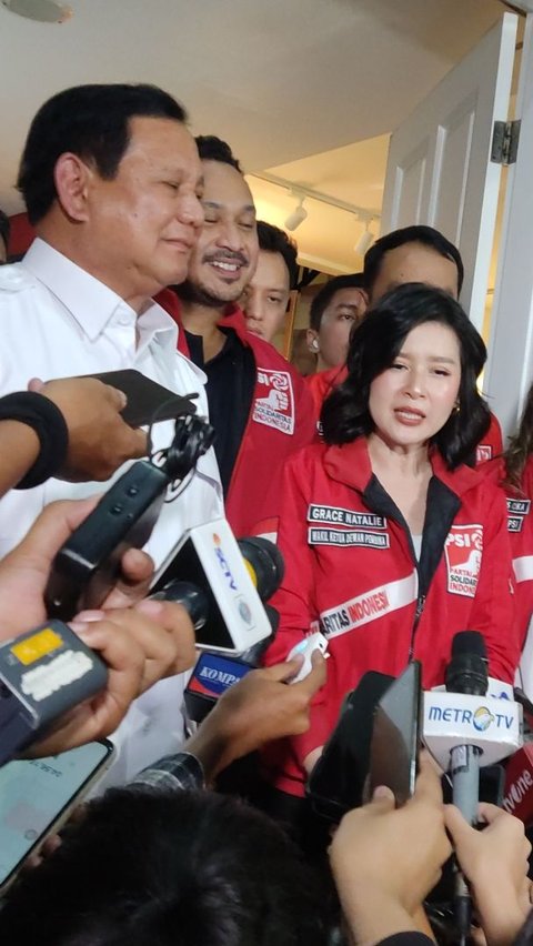 Lirikan Grace Natalie PSI ke Prabowo: Makin Terlihat Arah Dukungan Pak Jokowi