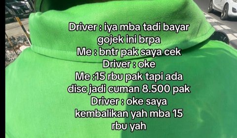 Driver Ojol Balikan Uang