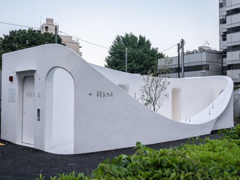 FOTO: Buah Karya Arsitek Terkemuka Jepang Menyulap Toilet-Toilet Umum di Kota Tokyo Menjadi Desain Unik dan Menarik