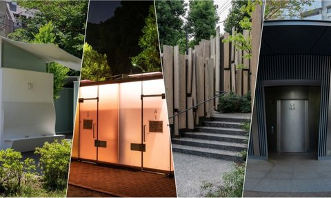 FOTO: Buah Karya Arsitek Terkemuka Jepang Menyulap Toilet-Toilet Umum di Kota Tokyo Menjadi Desain Unik dan Menarik