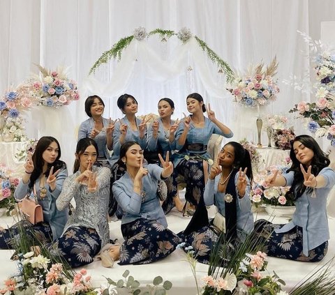 Cantiknya Fuji jadi Bridesmaid di Nikahan Anak Politisi, Dapat Lemparan Bunga Didoakan Nyusul