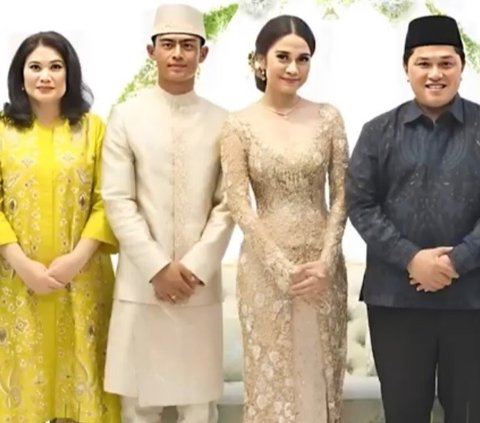 Ketua Umum PSSI Erick Thohir menjadi saksi pernikahan Arhan dan Azizah. Erick juga ucapan bahagia melalui akun Instagram miliknya.