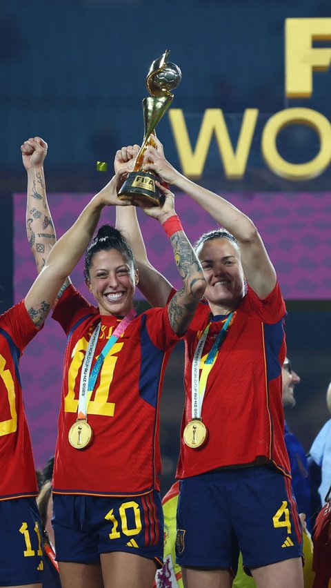 Kemenangan ini mengantar Spanyol menjadi juara baru Piala Dunia Wanita.
