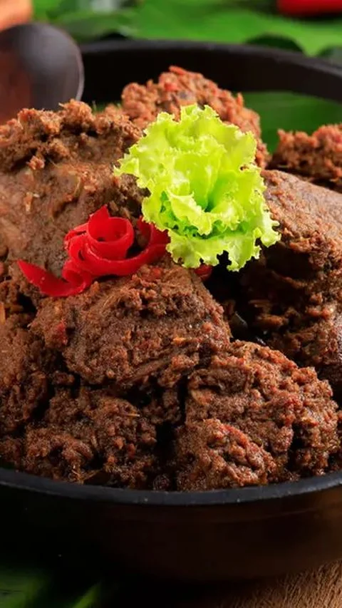 8. Rendang Bumbu Kental