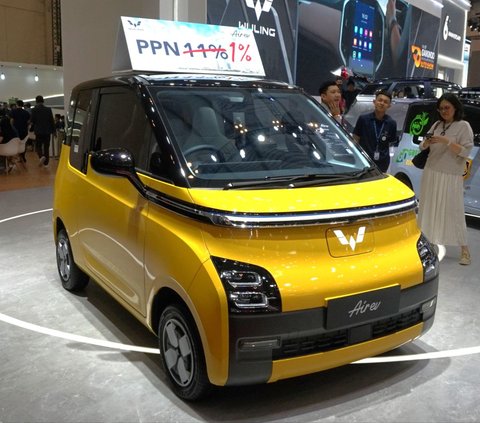 Jadi Mobil Listrik Paling Murah di GIIAS 2023, Berapa Penjualan Wuling Air ev Lite?