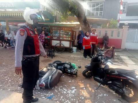 Truk Muatan Hebel Tabrak Tujuh Motor di Lenteng Agung, Sejumlah Pengguna Jalan Luka-Luka