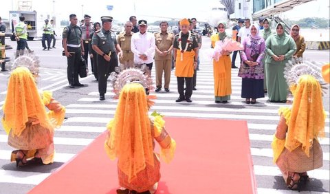 Eks Pangkostrad Sambut Jenderal TNI