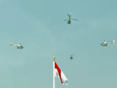 Tarian Gemu Fa Mi Re Ala Helikopter TNI AU
