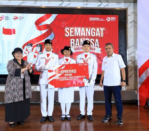 Emban Tugas Besar, BRI Beri Bantuan Pendidikan pada Anggota Paskibraka Nasional