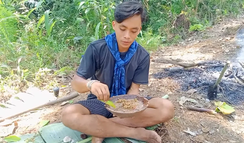 Jadi kudapan warga Baduy saat di hutan