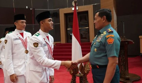 Sambut 76 Anggota Paskibraka, Minta Tingkatkan Daya Saing