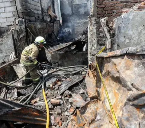 Begini Kronologi Kebakaran di Kebon Jahe Jakpus, Api Diduga Karena Kompor Meledak