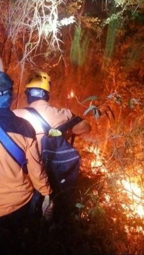 Pemadaman Gunung Ciremai Kebakaran Terkendala Angin