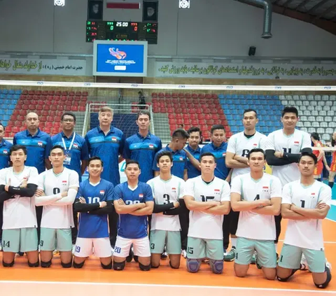 Rangking Timnas Voli Indonesia Melesat Lima Peringkat Jadi ke-57 di Klasemen Dunia  Tim nasional voli putra Indone