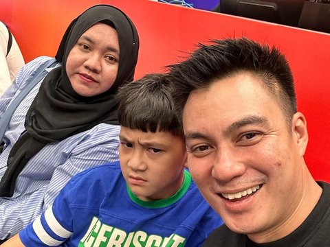 Ekspresi Tak Biasa Rafathar saat Foto Bareng Baim Wong, Netizen: Kelihatan Belum Berdamai