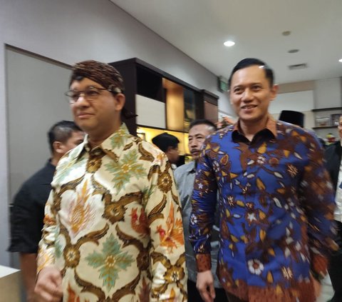 'Mesranya' Anies-AHY Datang ke Kantor PKS, Enggak Berhenti Tebar Senyum