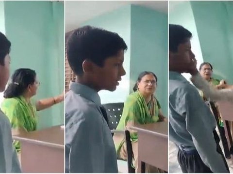 India Geger, Guru SD Suruh Muridnya Satu Per Satu Tampar Siswa Muslim