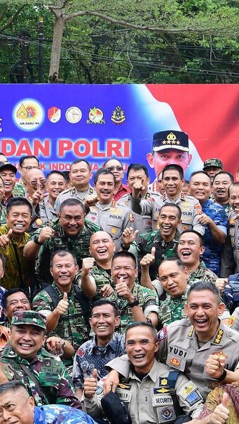 Kumpul Bareng Jenderal TNI-Polri Jebolan 1989, Satu Sudah Bintang 4 Jabatan Mentereng