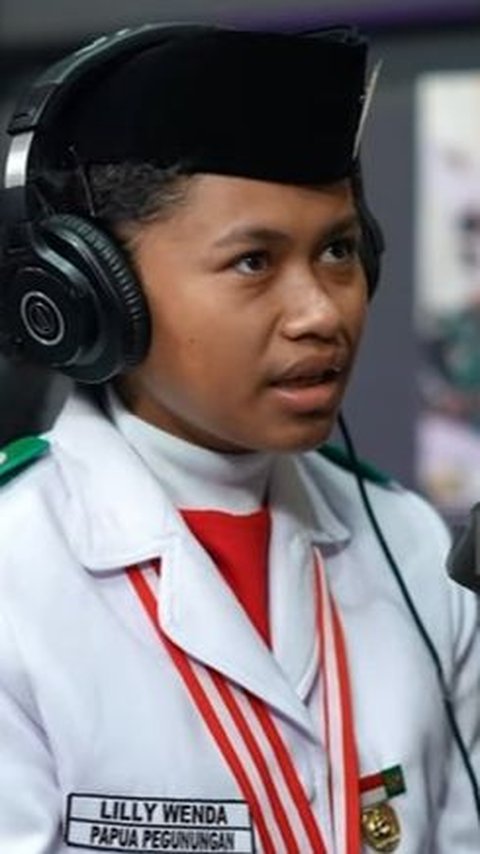 Sebagai informasi, Lilly adalah anggota Paskibraka perwakilan dari Provinsi Papua Pegunungan.