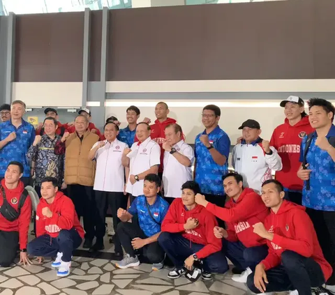 Ketum PBVSI Sambut Timnas Voli Indonesia usai Finis Posisi 9 AVC Championship 2023