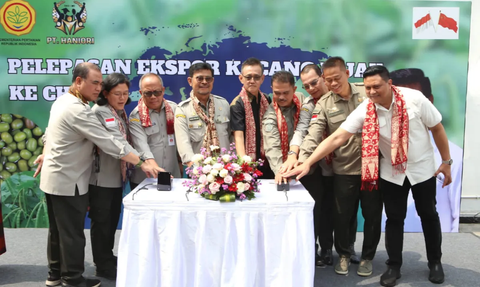Lepas Ekspor Kacang Hijau 1.000 Ton ke China, Mentan SYL Buktikan Pertanian Indonesia Tangguh