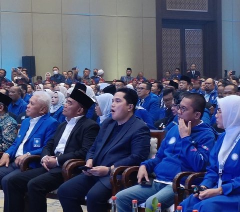 Prabowo dan Erick Thohir Hadiri HUT ke-25 PAN