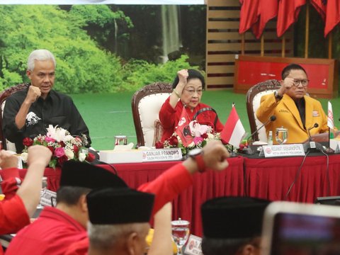 FOTO: Bertemu Megawati di Markas PDIP, Hanura Resmi Deklarasi Dukung Ganjar Pranowo di Pilpres 2024