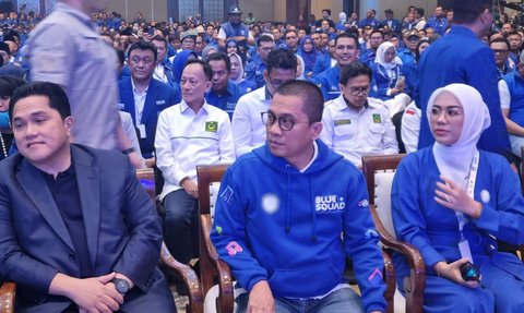 Erick Thohir Diteriaki Cawapres di HUT PAN, Prabowo: Belum Apa-Apa Wapres