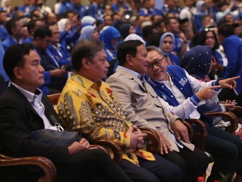 FOTO: Kehadiran Prabowo Subianto hingga Erick Thohir Meriahkan Perayaan HUT ke-25 PAN di Jakarta