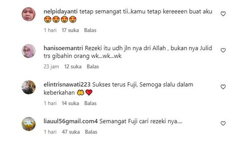 Netizen Komentasi Video Fuji