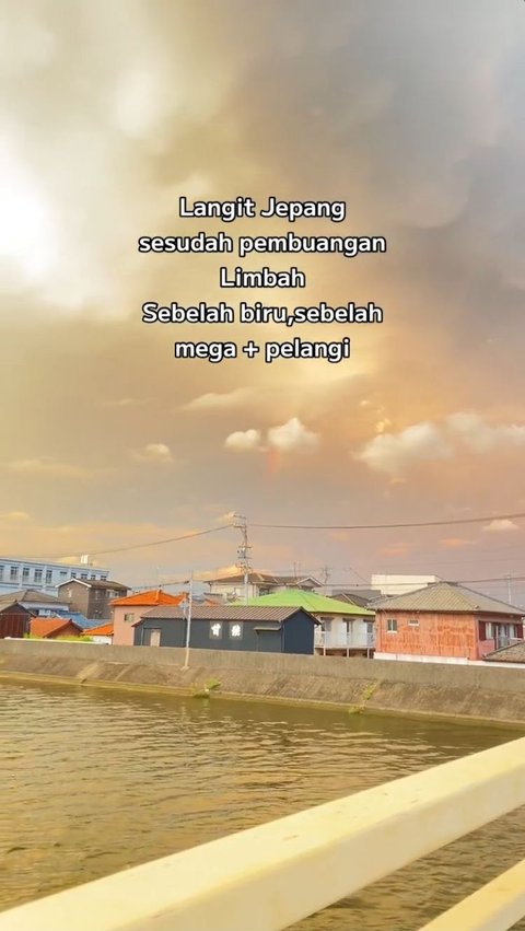 Usai Pembuangan Limbah Nuklir ke Laut, Begini Kondisi Langit di Jepang